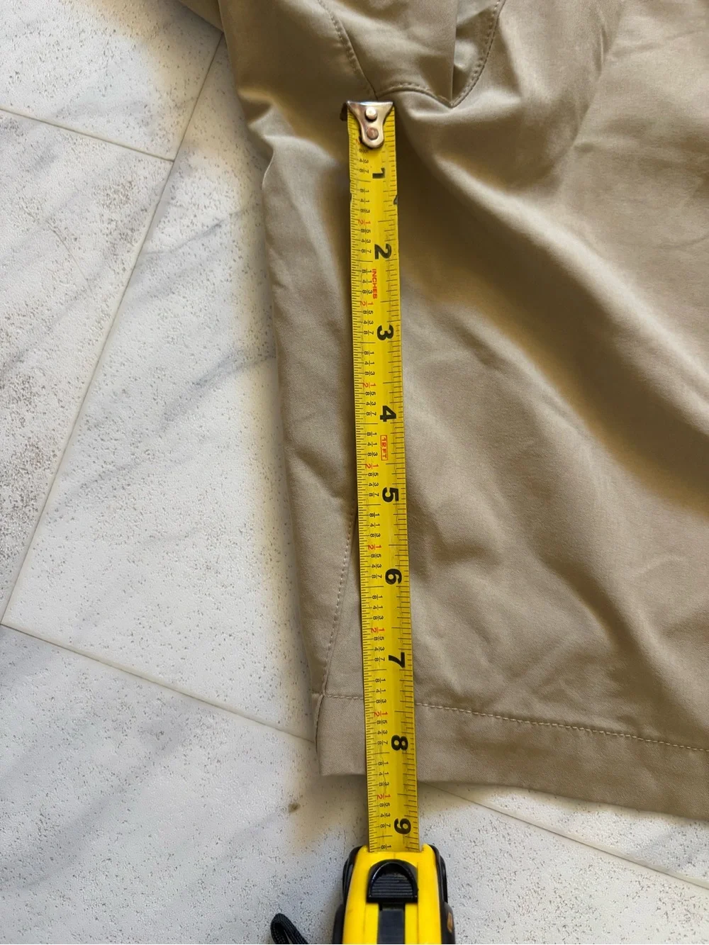 Men’s Fabletics The Don Shorts 8” Khaki